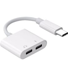 Alfais 5067 Type C To Kulaklık Hızlı Şarj Giriş Çevirici Çoklayıcı Çoğaltıcı Splitter Adaptör