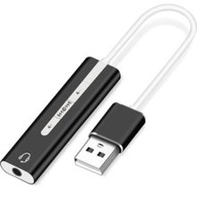 Alfais 5072 7.1 USB Harici Ses Kartı 3.5 mm Çevirici Dönüştürücü Ses Kartı