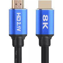 Alfais 5095 8K Ultra HD 2.1V 48 GBPS UHD 2 mt Altın Kaplama HDMI Kablo