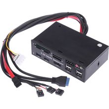 Alfais 5131 5.25 inch Ön Panel Usb 2.0 3.0 E Sata Kart Okuyuculu Dahili Floppy Disket Yuvası