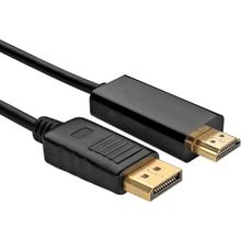 Alfais AL-4318 Displayport to HDMI Çevirici Dönüştürücü 1.8 m Adaptör Kablosu
