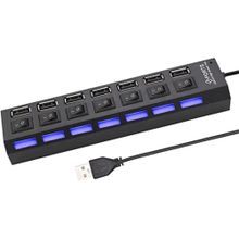 Alfais AL-4581 7 Port USB 3.0 Hub Çoklayıcı Çoğaltıcı Switch Splitter