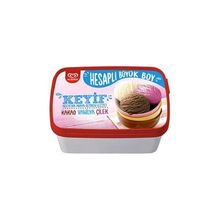 Algida Keyif Keyif Kakao Çilek Vanilya Kakao 1400 ml Dondurma