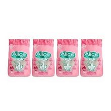 Alice Kartopu İnce ve Beyaz Taneli Pudra Kokulu Topaklaşan 4x5 lt Kedi Kumu