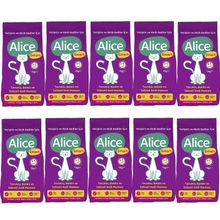 Alice Smart 10x1 kg Balıklı Tavuklu ve Sebzeli Yetişkin Kuru Kedi Maması