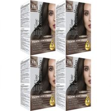 Alix 5.0 Açık Kahve 50 ml 4'lü Set Kit Saç Boyası