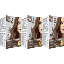Alix 7.35 Bal Köpüğü 50 ml 3'lü Set Kit Saç Boyası