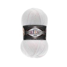 Alize 055 Beyaz Superlana Midi El Örgü İpi