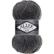 Alize 182 Orta Gri Melanj Superlana Maxi Örgü İpi
