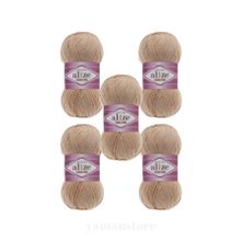 Alize 262 bej 5'li Cotton Gold El Örgü İpi