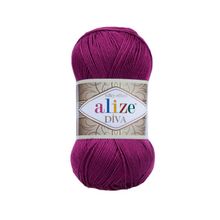 Alize 297 Mürdüm 5'li Diva El Örgü İpi