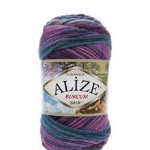 Alize 3366 Burcum Batik Safran 5 Adet El Örgü İpi