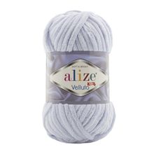 Alize 416 Gri 100 gr Velluto El Örgü İpi