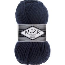 Alize 58 Lacivert 5'li Süperlana Maxi El Örgü İpi