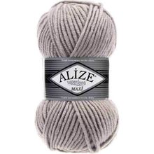 Alize 652 Duman Superlana Maxi 100 gr Örgü İpi