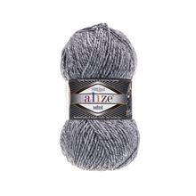Alize 801 Jaspe Gri 5'li Superlana Midi El Örgü İpi