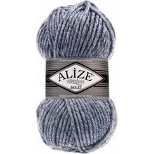 Alize 806 5 Adet Süperlana Maxi Jaspe Mavi Örgü İpi