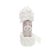 Alize Puffy 55 5 Adet Beyaz El Örgü İpi