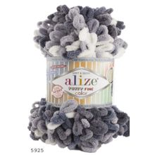 Alize Puffy Fine Color 5925 5 Adet Örgü İpi