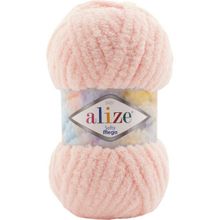 Alize Softy Mega 340 Pudra Pembe 100 gr El Örgü İpi