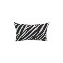 Alkan Homes 43 x 43 cm - Renkli Kırlent Dünyası Dikdörtgen Zebra Desen Dijital Baskılı Kırlent Kılıfı