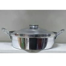 Alkor 32 cm Alüminyum Basık Pilav Karnıyarık Tenceresi