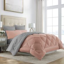 Alla Turca Lux Lastikli Çarşaflı 4 Yastık Kılıflı 6 Parça Çift Kişilik 195x215 cm Pudra Gri Uyku Seti