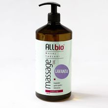 Allbio 1000 ml Lavanta Masaj Yağı