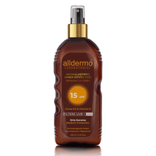 Alldermo 200 ml Güneş Yağı SPF 15 Sprey
