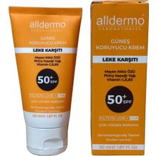 Alldermo Leke Karşıtı Dark Spot Güneş Koruyucu Krem SPF50 + 50 ml