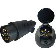 Allestock 7 Pin Römork Fişi ve Soketi Set Ürün