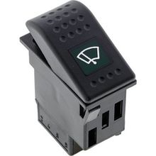 Allestock Ampullü 12V Universal Silecek Düğmesi Anahtarı 4 Pin Rocker Switch
