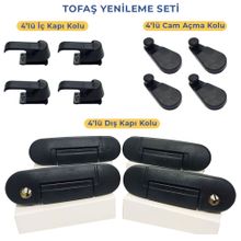 Allestock Tofaş Doğan Kartal Şahin Murat 131 12'li Set Kapı ve Cam Kolları