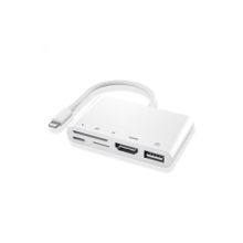 Ally 5in1 Lightning HDMI Dijital Av Adaptör+ Otg USB Hub Kamera TF SD Okuyucu