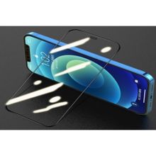Ally Mobile Ally Iphone 12 Pro Max Siyah 5D Kavisli Full Tempered Cam Ekran Koruyucu
