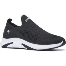Allyup Günlük Sneaker Slip-on Nefes Alabilen Hafif Yürüyüş Bağcıksız Esnek Siyah Beyaz Unisex Spor Ayakkabı