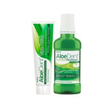 AloeDent Aloevera 3 Etkili Florür ve Sls İçermeyen 100 ml Diş Macunu + 250 ml Ağız Bakım Suyu