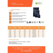 Alpex 170W Polikristal Güneş Paneli