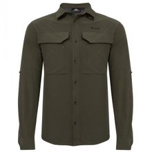 Alpinist 600702 Natriks Uzun Kollu Haki Erkek Gömlek