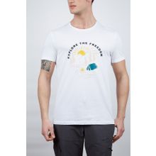 Alpinist Vide Beyaz Erkek T-shirt