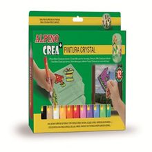 Alpino Silinebilir 10.5 ml 12 Renk Cam Boyası