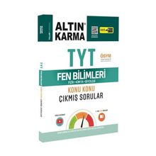 Altın Karma Tyt Fen Bilimleri Çıkmış Sorular Fizik Kimya Biyoloji