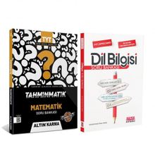 Altın Karma Tyt Matematik Ve Akm Dil Bilgisi Soru Bankası Kitabı Seti 2 Kitap