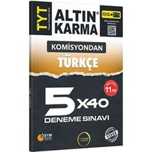 Altın Karma Yayınları TYT Türkçe 10x40 Deneme Sınavı