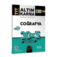 Altınkarma TYT Coğrafya 2023 30x5 Deneme Sınavı