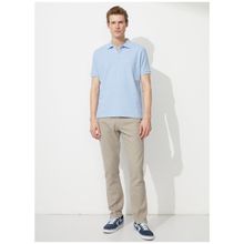 Altınyıldız Classics 4A9000000001 Polo Yaka Açık Mavi Erkek T Shirt