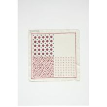 Altınyıldız Classics Desenli Bej-Bordo Klasik Mendil