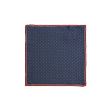 Altınyıldız Classics Desenli Lacivert-Bordo Klasik Mendil