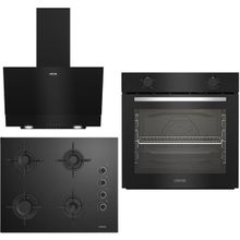 Altus ALA 310 B - ALA 159 DB - ALA 510 B Siyah 3'lü Ankastre Set