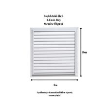 Alupan 30 x 35 cm Alüminyum Menfez Banyo WC Havalandırma Panjur